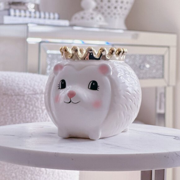 Happy Royal Hedgehog ceramic planter jar, Charmed Aroma - Picture 4 of 6